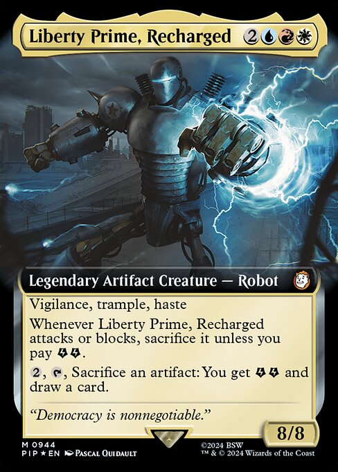 Liberty Prime, Recharged (944) [Fallout] [Extended Art]