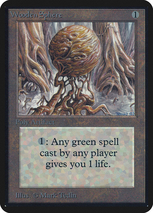 Wooden Sphere (276) [Limited Edition Alpha]
