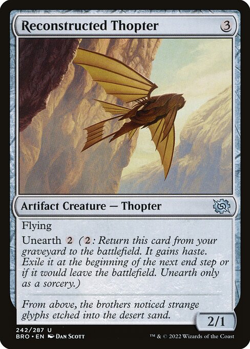 Reconstructed Thopter (242) [The Brothers' War]