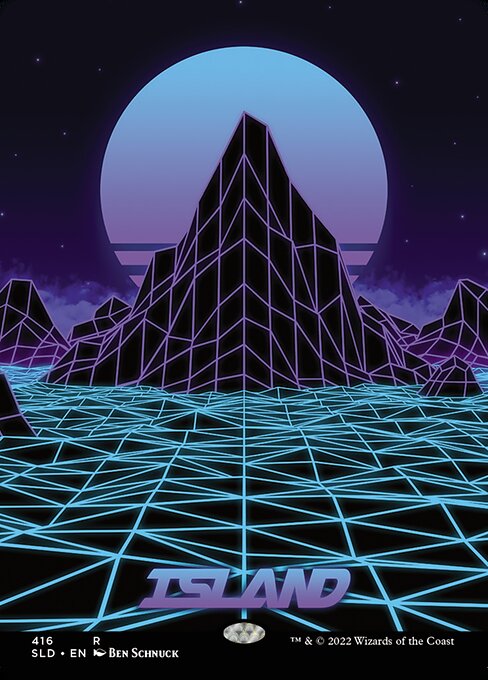 Island (416) [Secret Lair Drop] [Borderless]