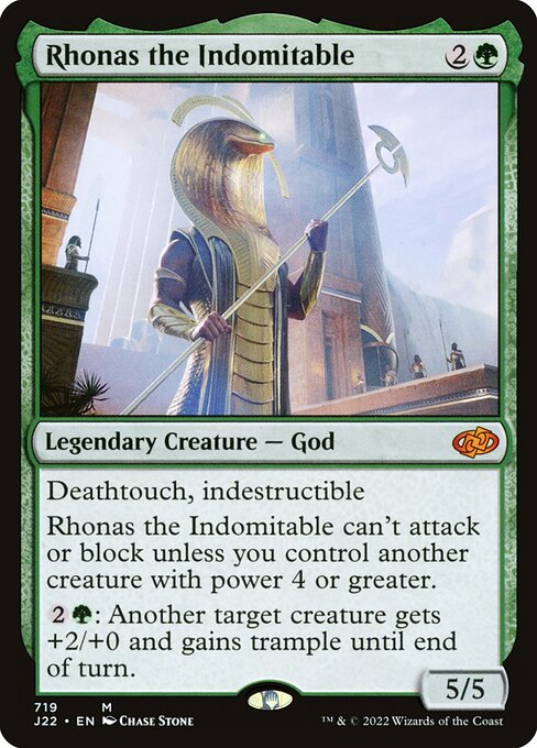 Rhonas the Indomitable (719) [Jumpstart 2022]