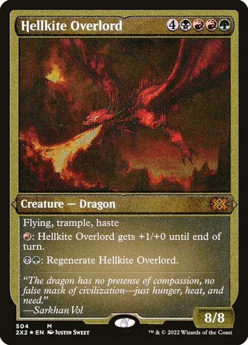 Hellkite Overlord (504) [Double Masters 2022]