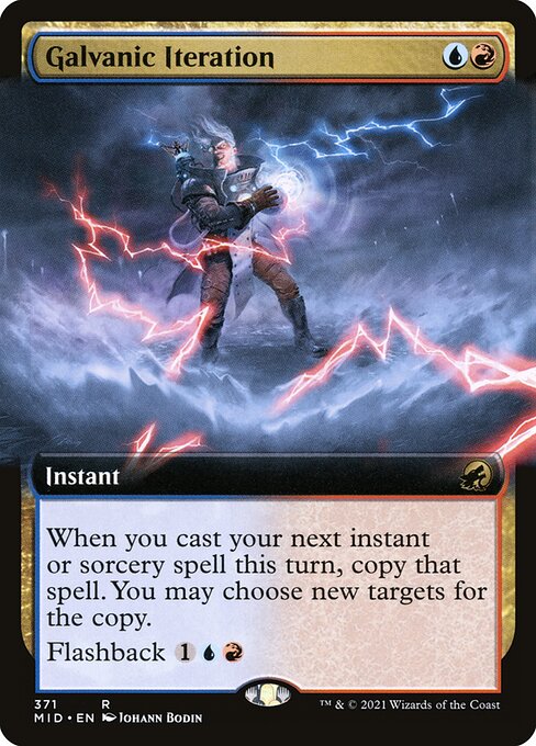 Galvanic Iteration (371) [Innistrad: Midnight Hunt] [Extended Art]