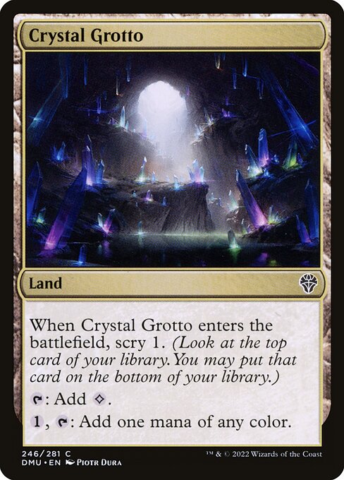 Crystal Grotto (246) [Dominaria United]