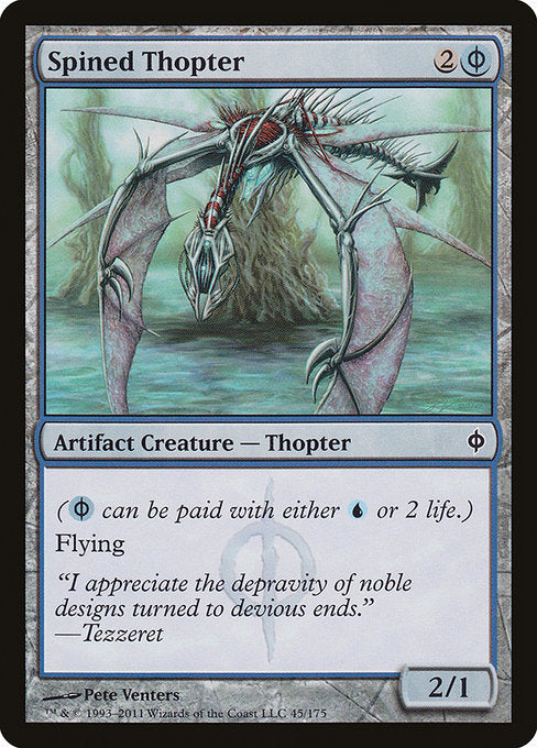 Spined Thopter (45) [New Phyrexia]