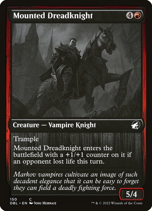 Mounted Dreadknight (150) [Innistrad: Double Feature]