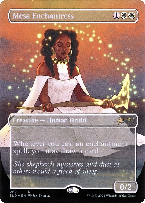 Mesa Enchantress (282) [Secret Lair Drop] [Borderless]
