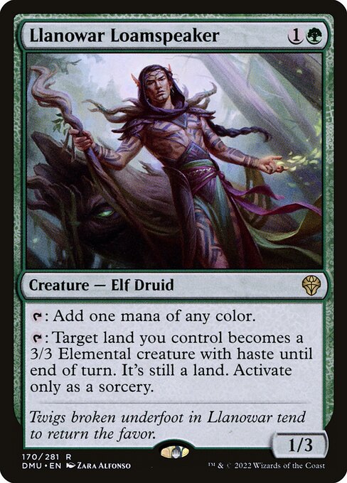 Llanowar Loamspeaker (170) [Dominaria United]