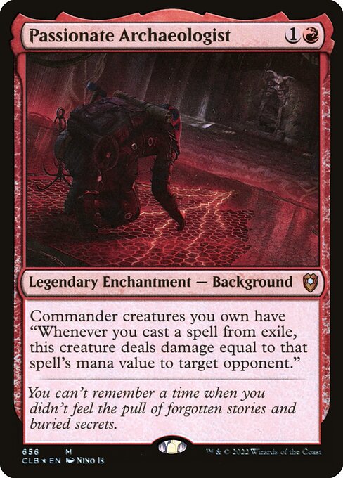 Passionate Archaeologist (656) [Commander Legends: Battle for Baldur's Gate]