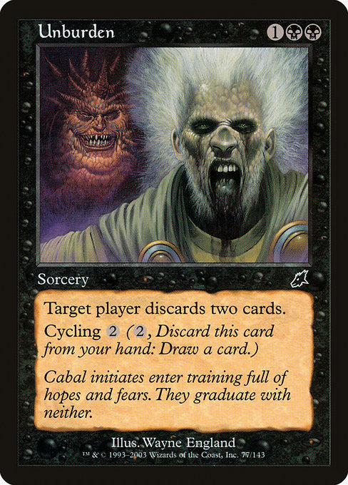 Unburden (77) [Scourge]