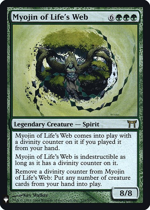 Myojin of Life's Web (CHK-229) [The List]