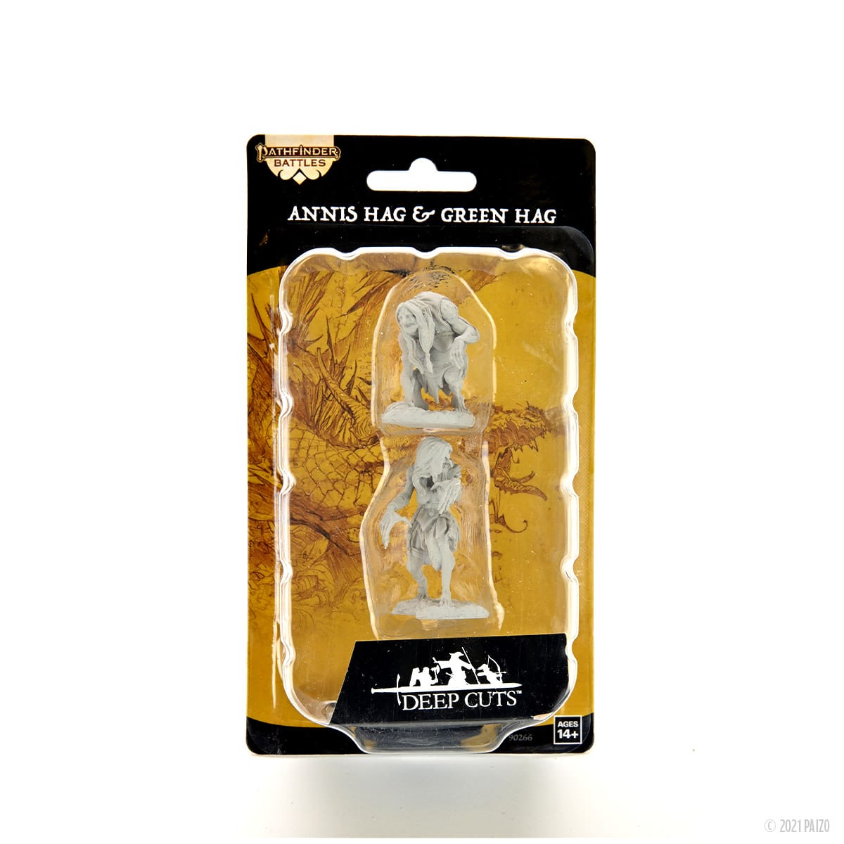 Annis Hag &amp; Green Hag Pathfinder Deep Cuts Miniatures Wave 14 90266 image 0