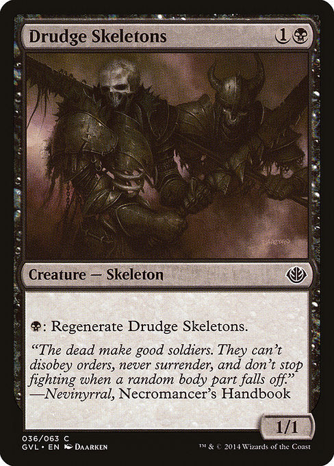 Drudge Skeletons (36) [Duel Decks Anthology: Garruk vs. Liliana]