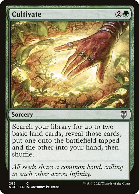 Cultivate (285) [New Capenna Commander]