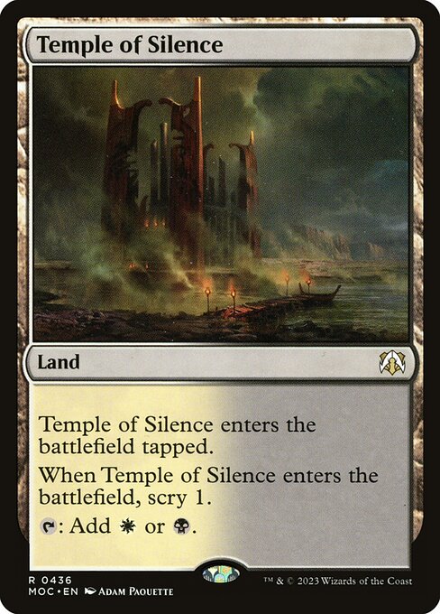 Temple of Silence (436) [March of the Machine Commander]