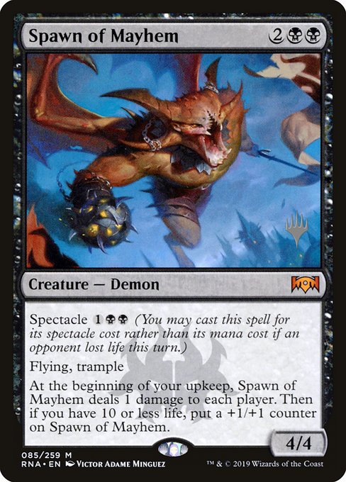 Spawn of Mayhem (85p) [Ravnica Allegiance Promos]