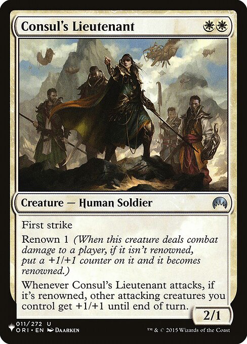 Consul's Lieutenant (ORI-11) [The List]
