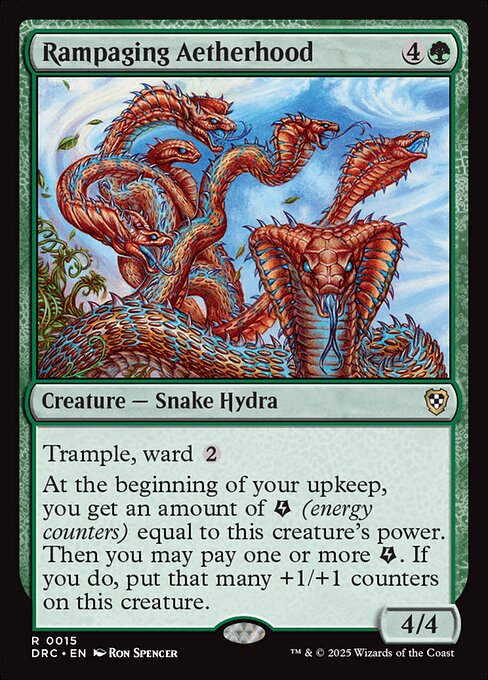 Rampaging Aetherhood (15) [Aetherdrift Commander]