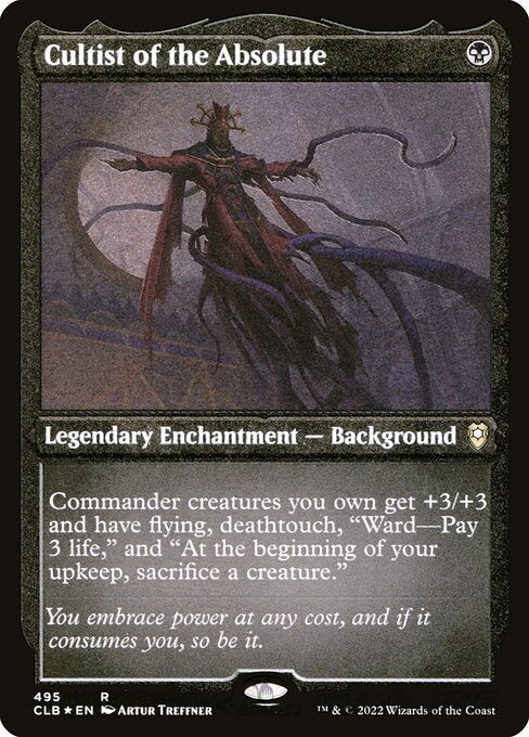 Cultist of the Absolute (495) [Commander Legends: Battle for Baldur's Gate]