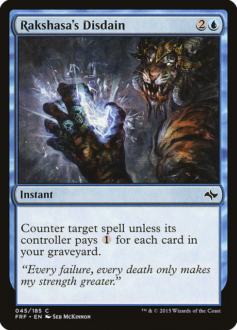 Rakshasa's Disdain (45) [Fate Reforged]