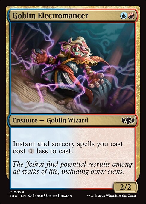 Goblin Electromancer (99) [Tarkir: Dragonstorm Commander]