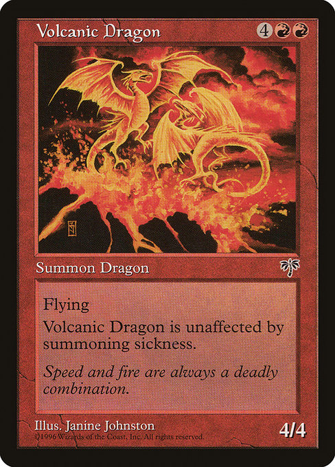 Volcanic Dragon (201) [Mirage]