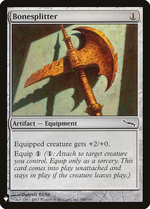 Bonesplitter (MRD-146) [The List]