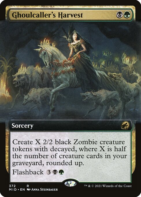 Ghoulcaller's Harvest (372) [Innistrad: Midnight Hunt] [Extended Art]