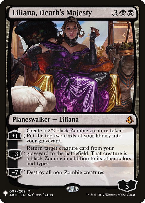 Liliana, Death's Majesty (AKH-97) [The List]