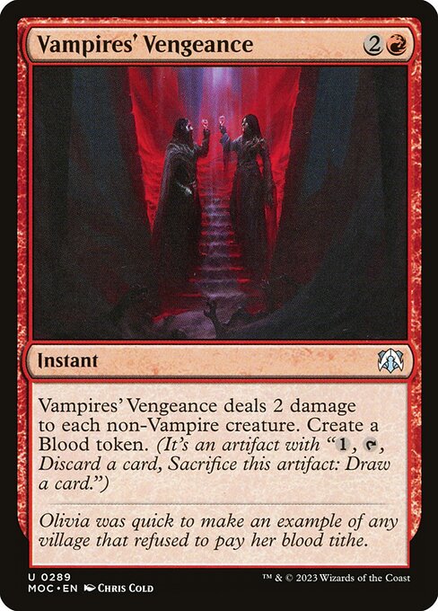 Vampires' Vengeance (289) [March of the Machine Commander]
