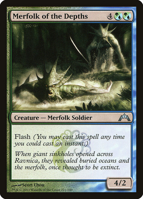 Merfolk of the Depths (221) [Gatecrash]