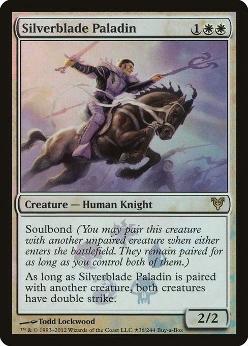 Silverblade Paladin (36★) [Avacyn Restored Promos]