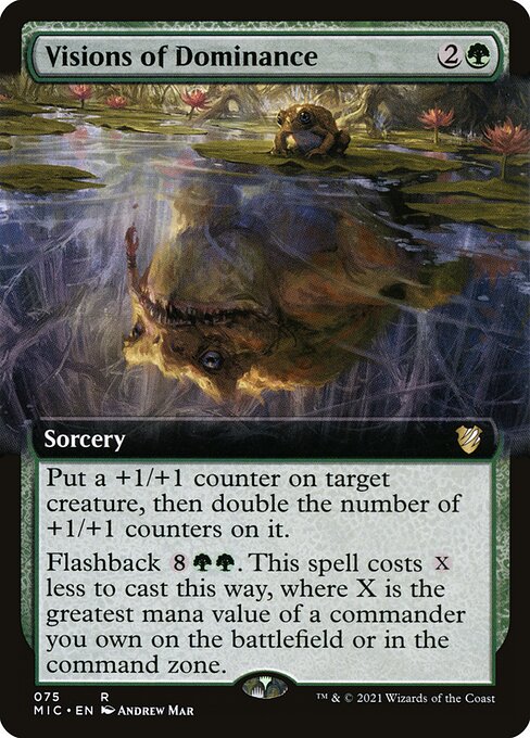 Visions of Dominance (75) [Midnight Hunt Commander] [Extended Art]