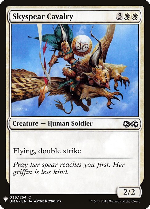 Skyspear Cavalry (UMA-36) [The List]