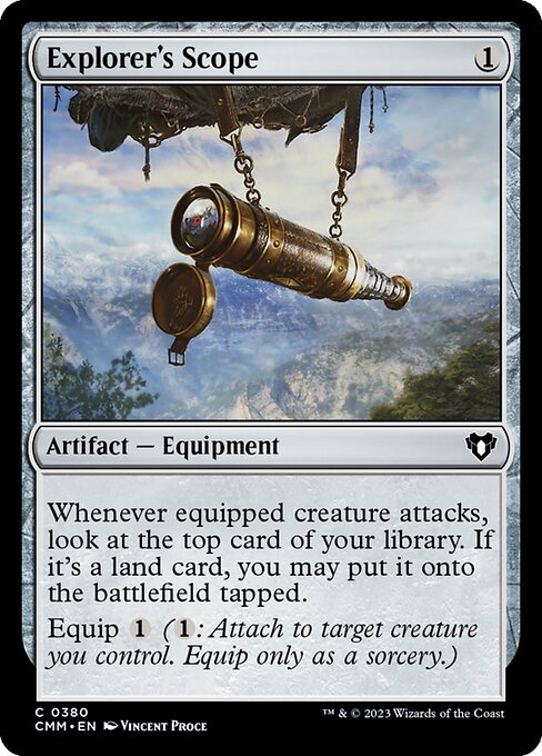 Explorer's Scope (380) [Commander Masters]