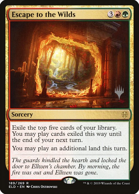 Escape to the Wilds (189p) [Throne of Eldraine Promos]