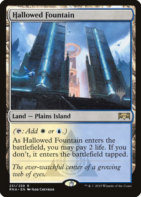 Hallowed Fountain (251p) [Ravnica Allegiance Promos]