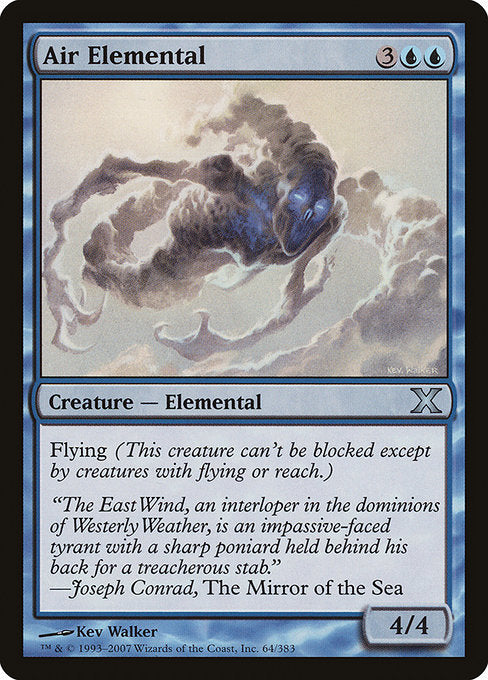 Air Elemental (64) [Tenth Edition]