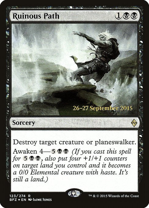 Ruinous Path (123s) [Battle for Zendikar Promos]