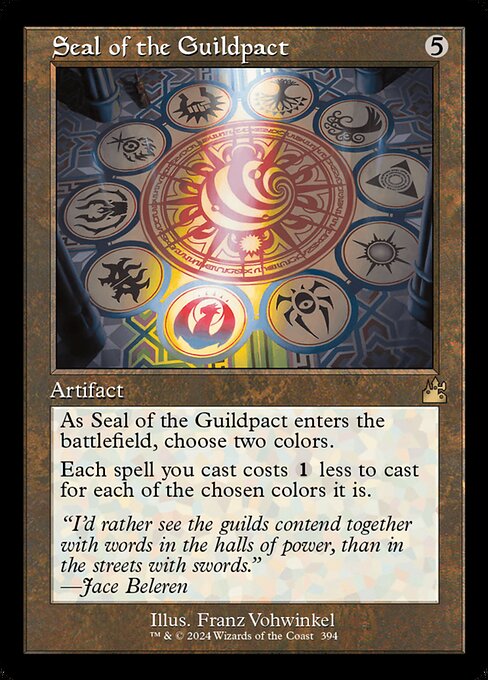 Seal of the Guildpact (394) [Ravnica Remastered]
