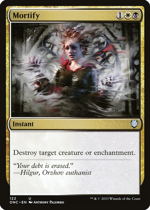 Mortify (122) [Phyrexia: All Will Be One Commander]
