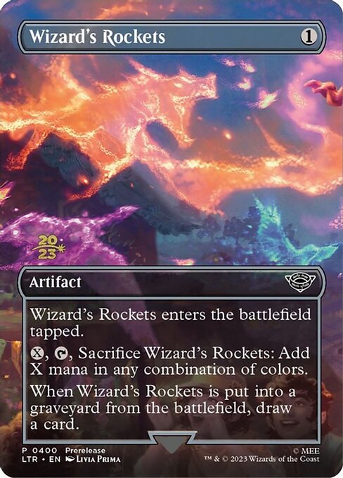 Wizard's Rockets (400s) [Tales of Middle-earth Promos] [Borderless]