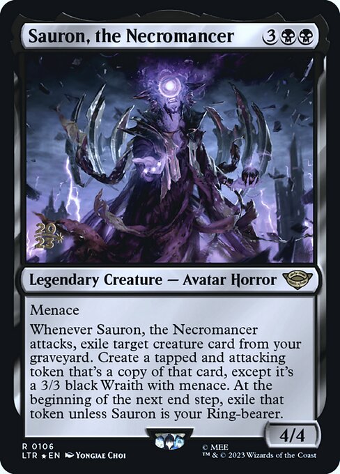 Sauron, the Necromancer (106s) [Tales of Middle-earth Promos]