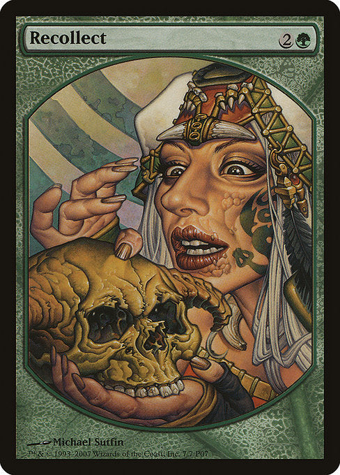 Recollect (7) [Magic Player Rewards 2007]