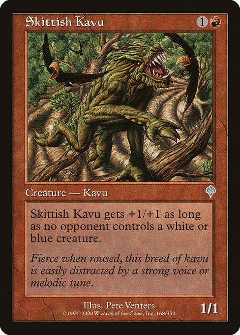 Skittish Kavu (168) [Invasion]