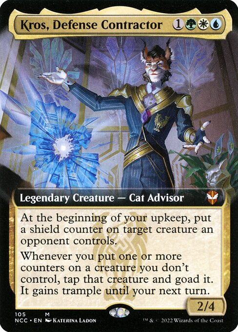 Kros, Defense Contractor (105) [New Capenna Commander] [Extended Art]