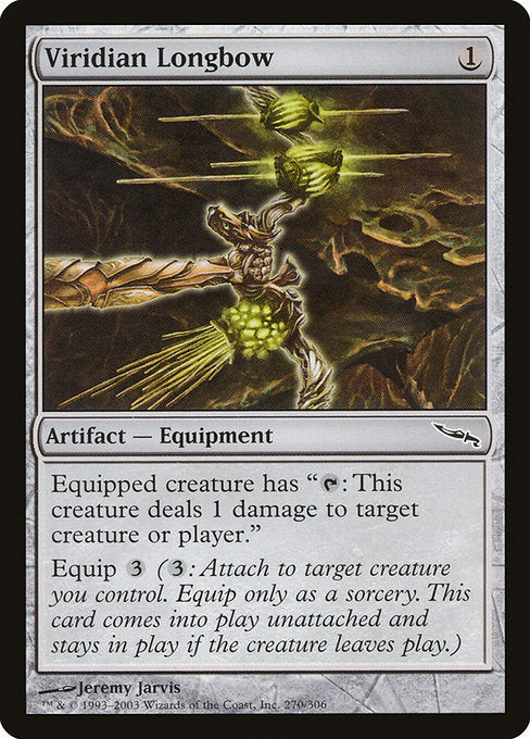 Viridian Longbow (270) [Mirrodin]