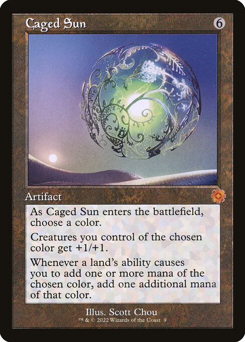 Caged Sun (9) [The Brothers' War Retro Artifacts]