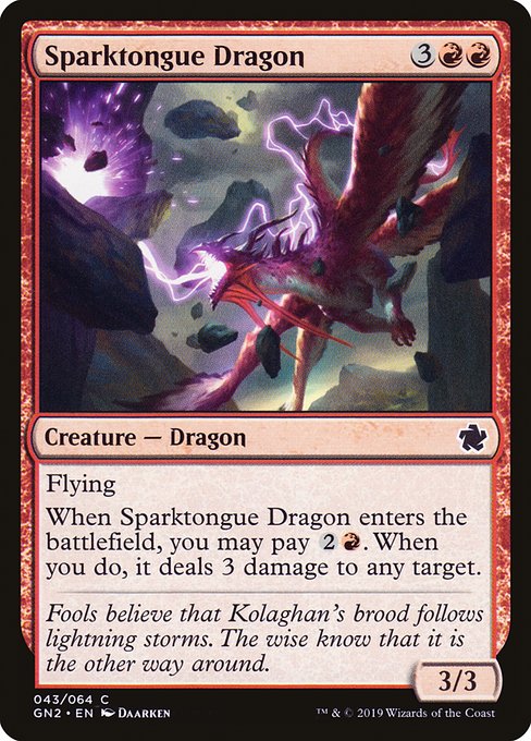 Sparktongue Dragon (43) [Game Night 2019]