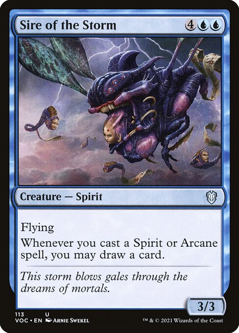Sire of the Storm (113) [Crimson Vow Commander]